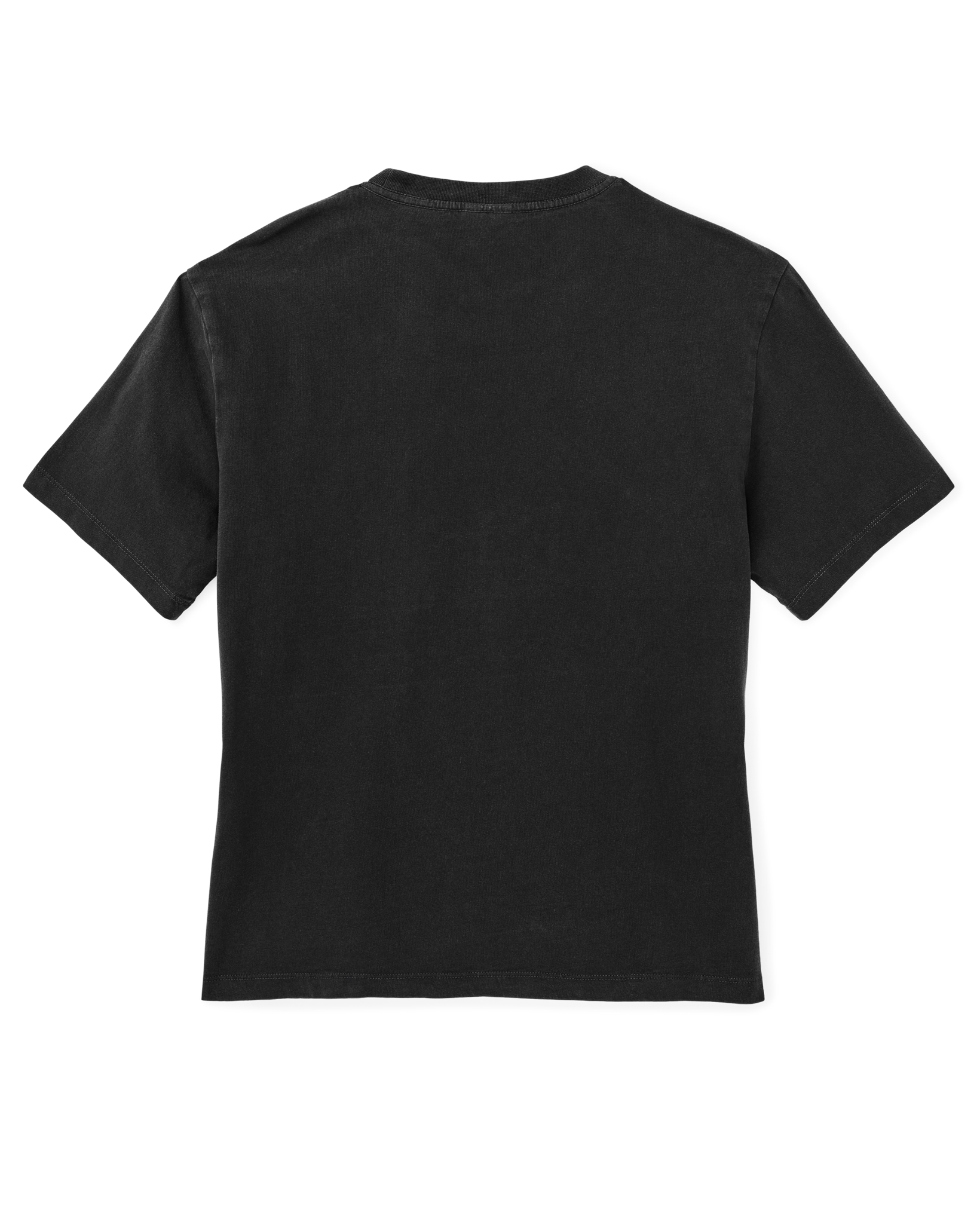 Women's Short Sleeve Pocket Tee - Faded Black