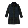 Women's Dry Waxed Long Cruiser - Black / Green Plaid