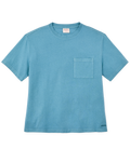 Women's Short Sleeve Pocket Tee - Storm Blue