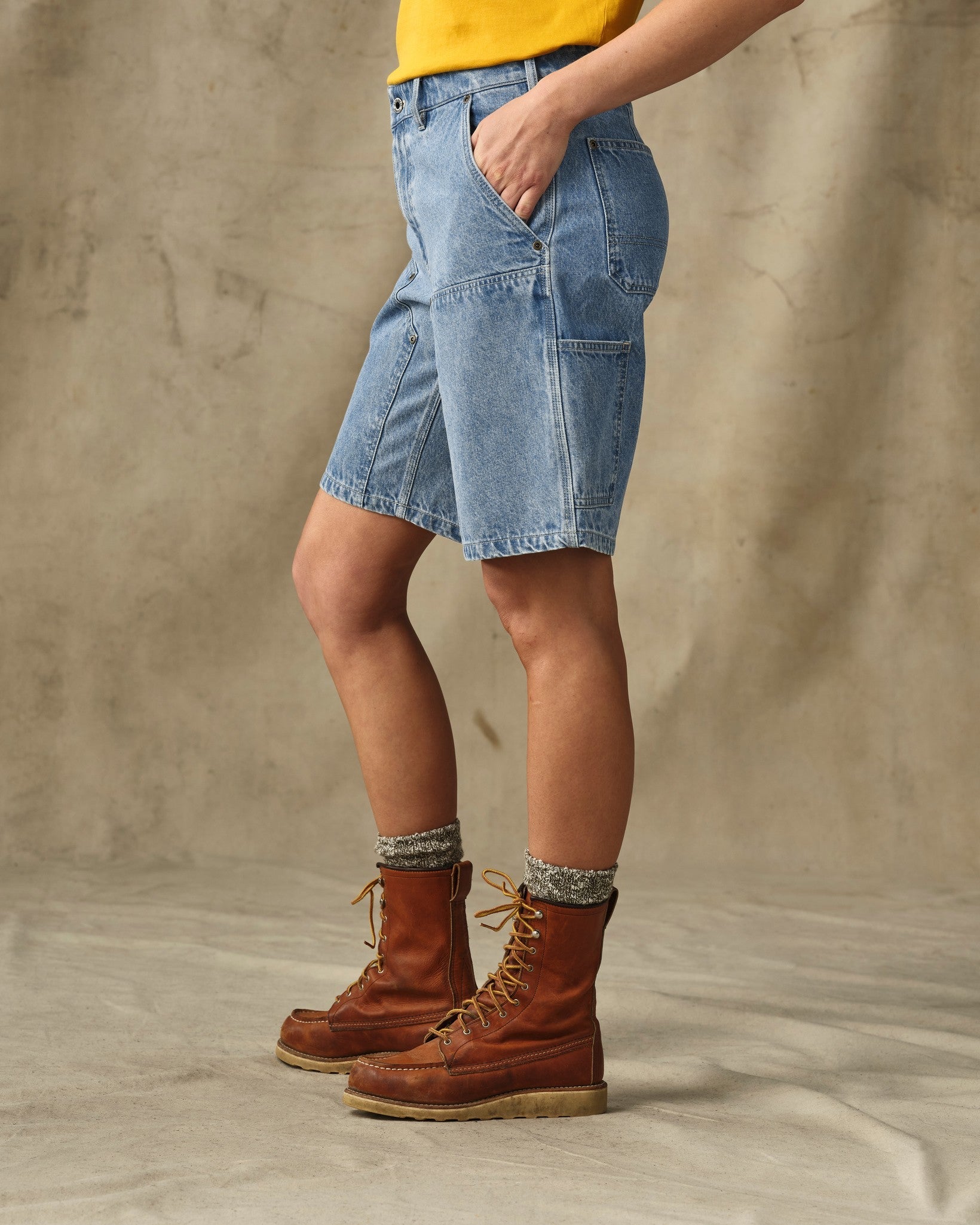 Women's 11-oz. Denim Work Shorts - Medium Indigo