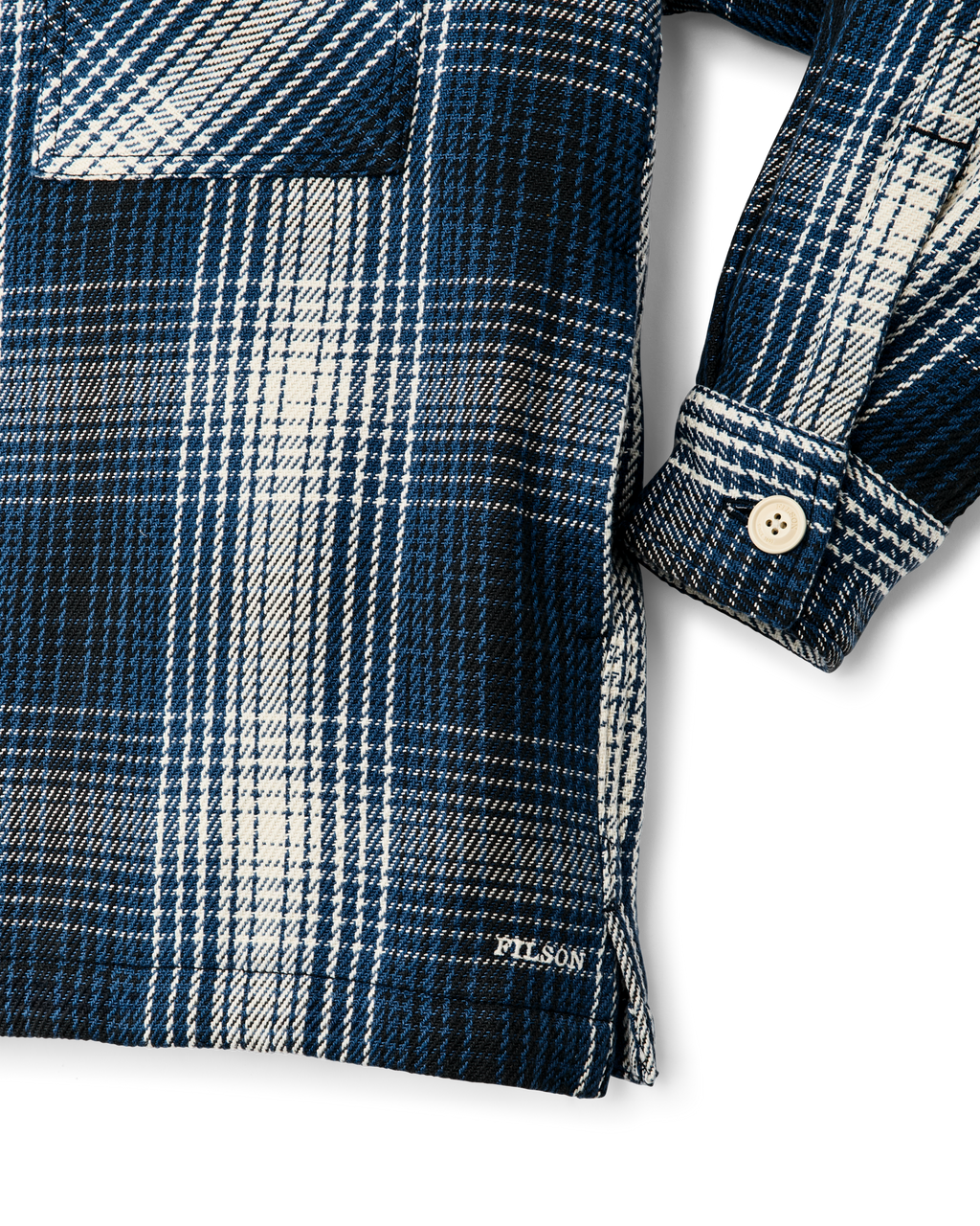 Women's Deer Island Jac-shirt - Cobalt / Natural Shadow Plaid